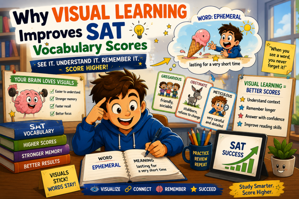 Many SAT students struggle with vocabulary not because the words are too difficult, but because the study methods are ineffective.